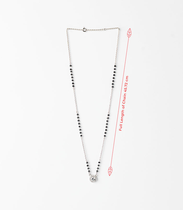 Kiara Advani Inspired Modern Mangalsutra (Silver)
