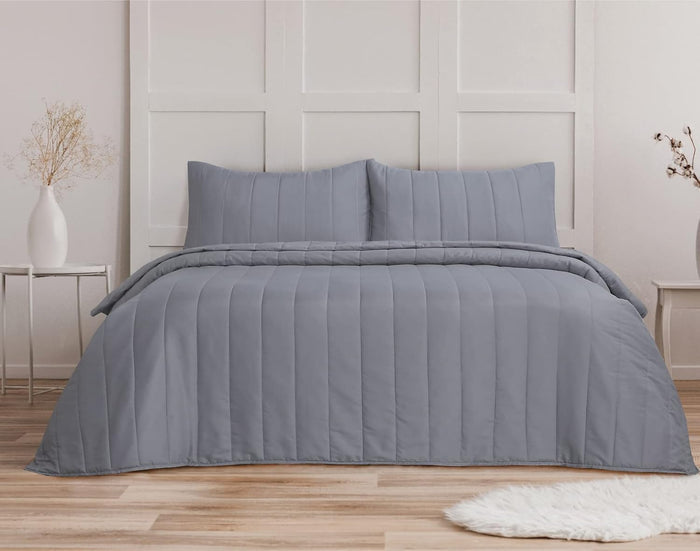 King Size Bedspreads Quilted Pattern - 3Pcs