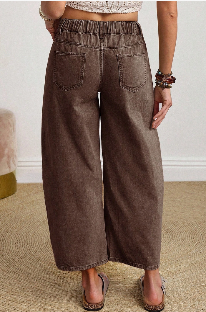 Las Square Patch Pocket Ankle