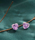 Lavender Heart Tops (Silver)