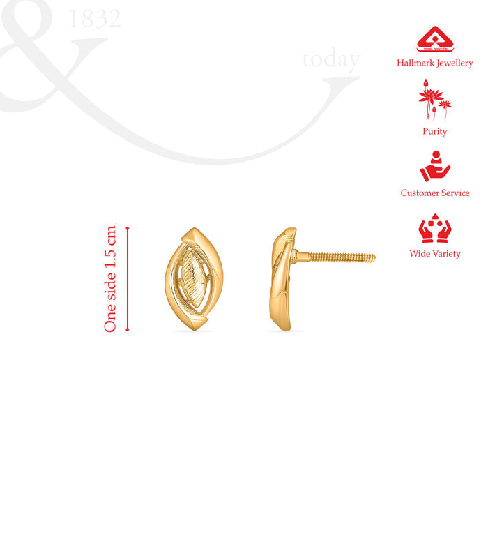 Leaf Embrace Gold Tops