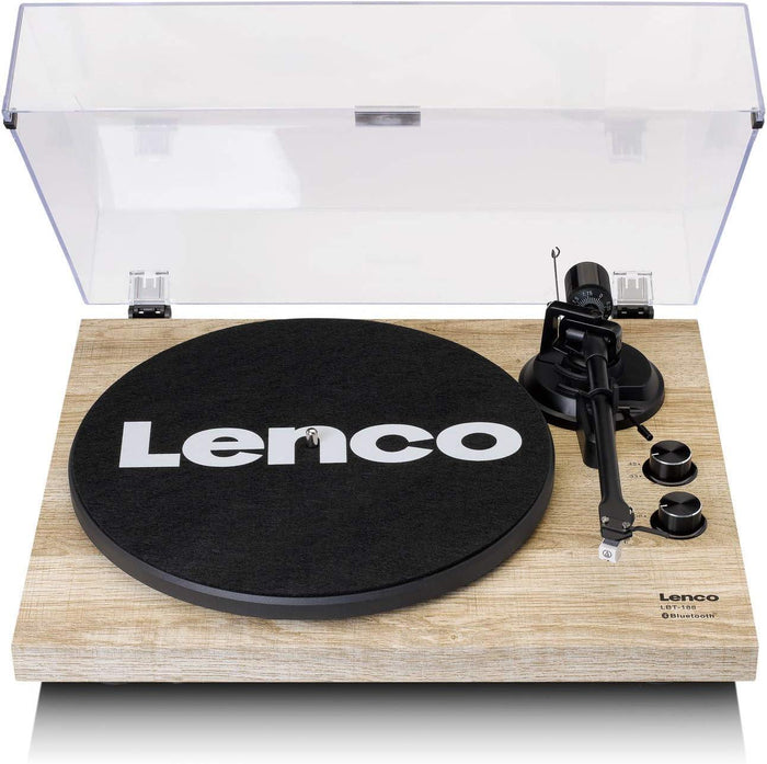 LENCO LBT-188 Giradischi slim con Bluetooth Piatto in alluminio da 300 mm ,Porta USB per connessione a PC - TechSoundSystem.com