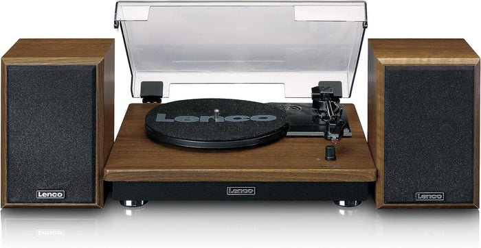 Lenco LS-100 Giradischi amplificato con Bluetooth Amplificatore stereo integrato 10W x 2 - TechSoundSystem.com