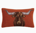 Longhorn Hook Pillow