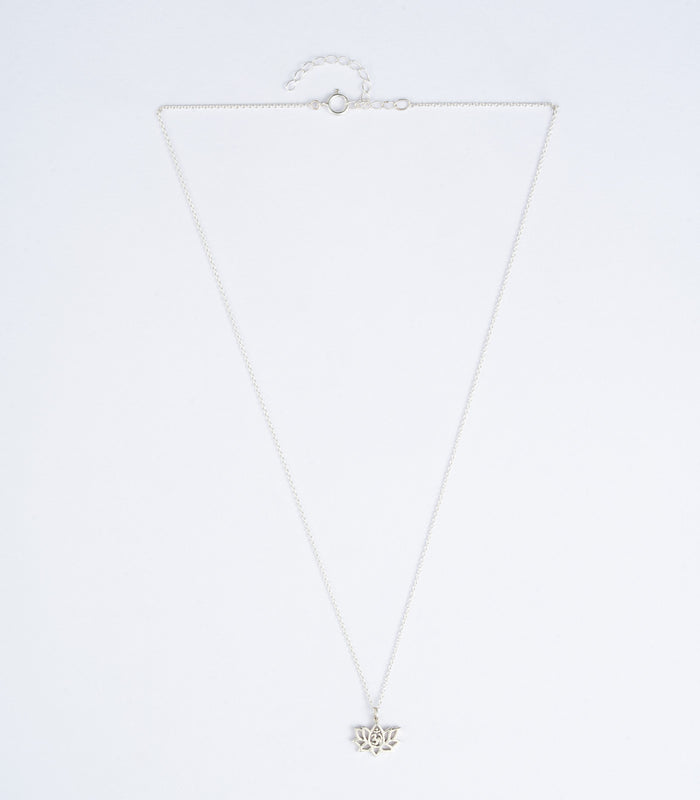 Lotus Necklace (Silver)