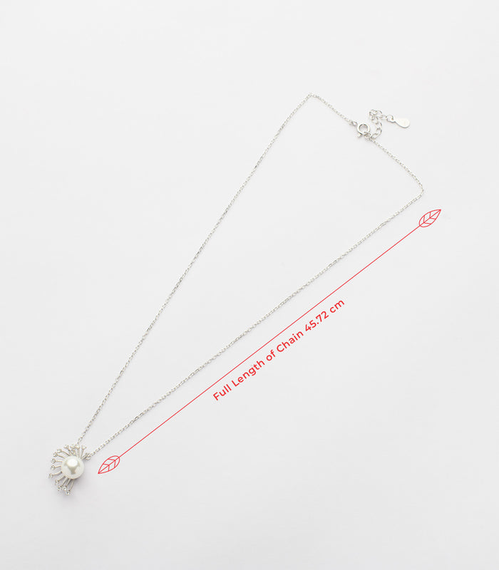Majestic Spark Necklace (Silver)