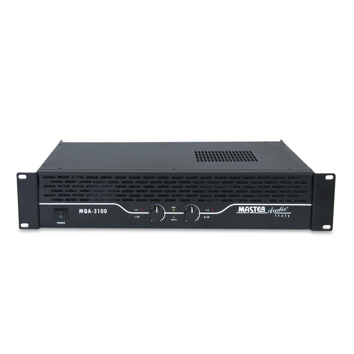 Master Audio MQA3100 Amplificatore professionale 2 canali 250W RMS - TechSoundSystem.com