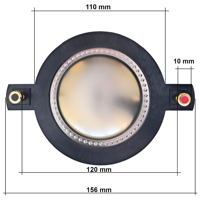 Master Audio SDT10 Membrana di ricambio 72 mm 8 Ohm per driver DR10