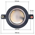 Master Audio SDT10 Membrana di ricambio 72 mm 8 Ohm per driver DR10