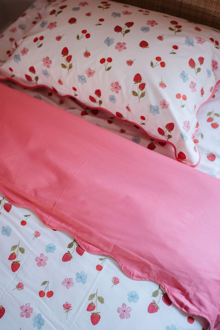 Matching King Single Quilt Cover & Waterproof Pillowcase Set - Evie