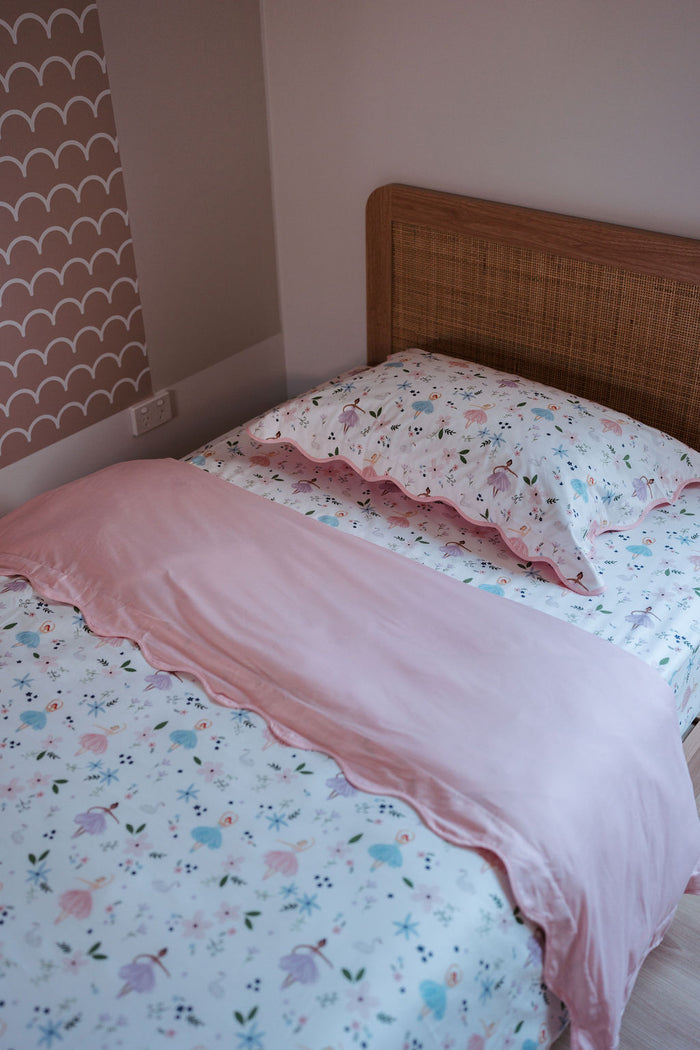 Matching Single Quilt Cover & Waterproof Pillowcase Set - Alaska