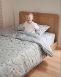 Matching Single Quilt Cover & Waterproof Pillowcase Set - Bowie
