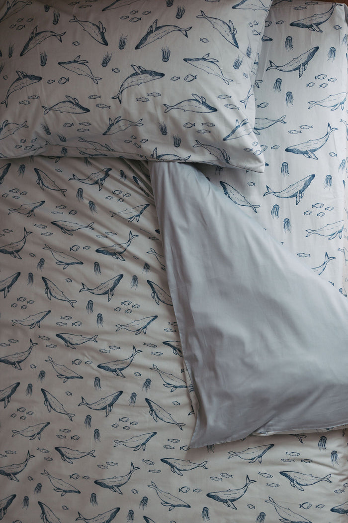 Matching Single Quilt Cover & Waterproof Pillowcase Set - Bowie