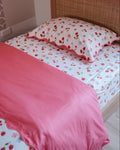 Matching Single Quilt Cover & Waterproof Pillowcase Set - Evie