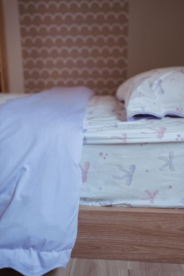 Matching Single Quilt Cover & Waterproof Pillowcase Set - Lottie