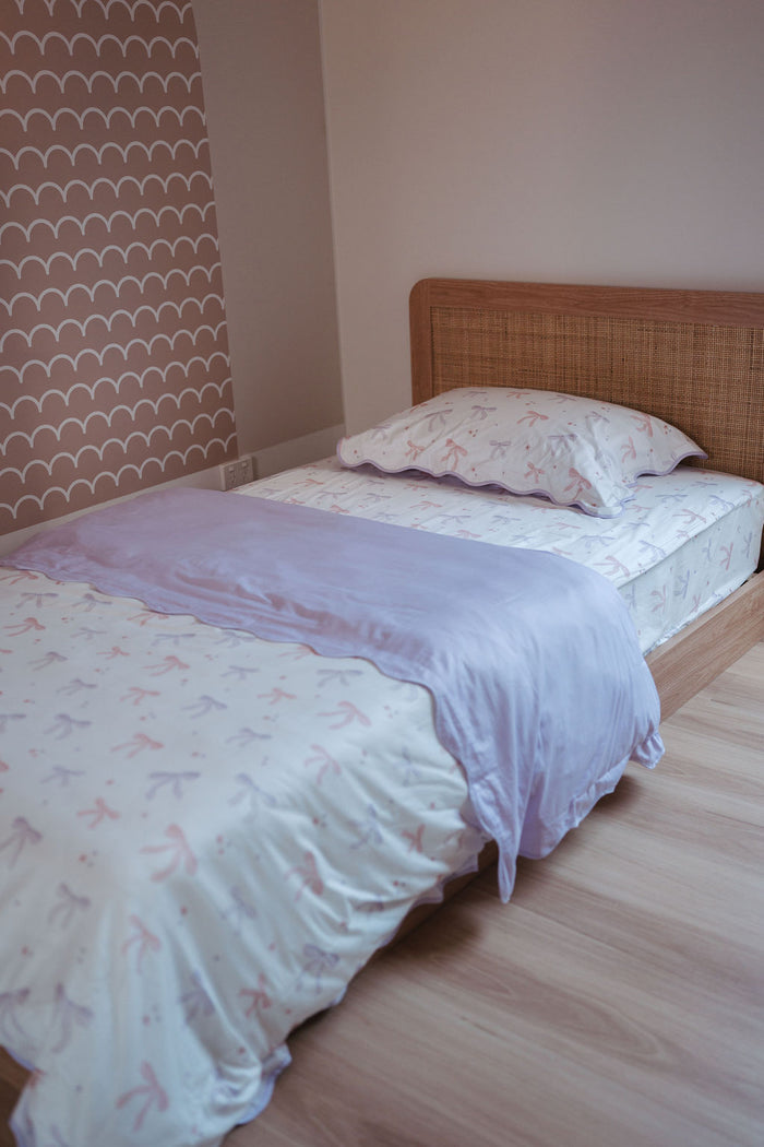 Matching Single Quilt Cover & Waterproof Pillowcase Set - Lottie