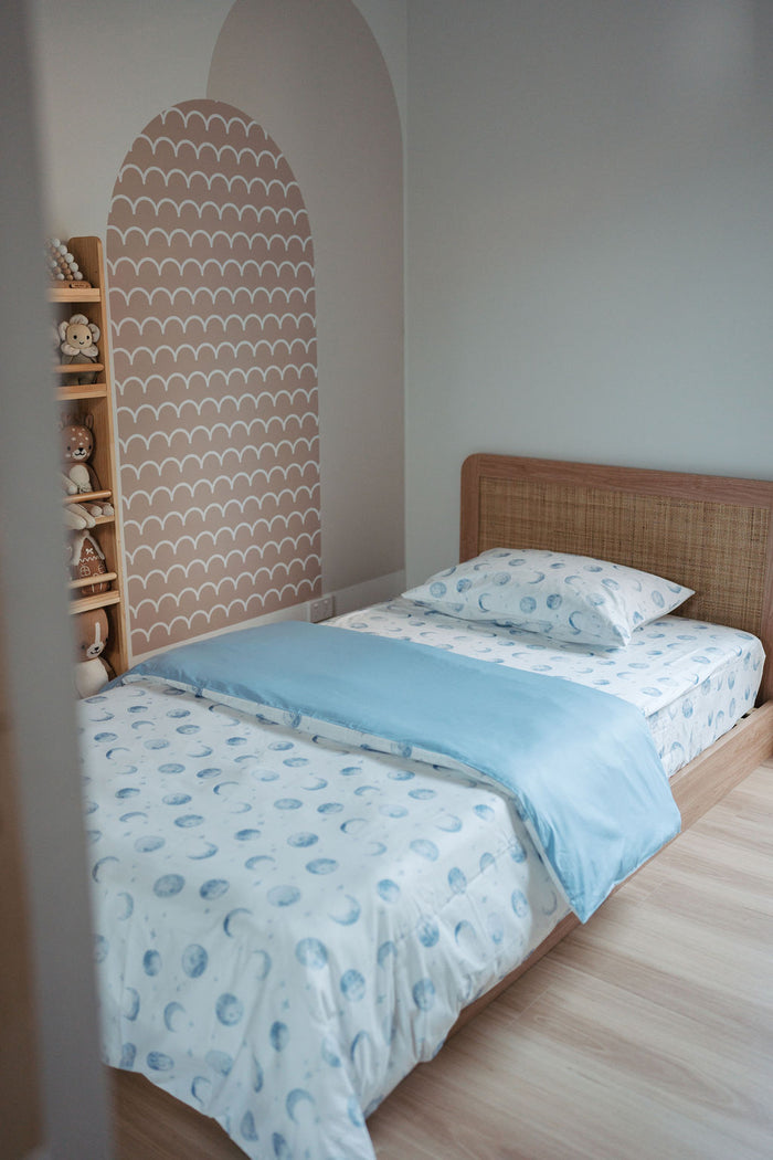 Matching Single Quilt Cover & Waterproof Pillowcase Set - Luka