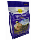 St. Gabriel Organics Milky Spore powder packaging on a white background