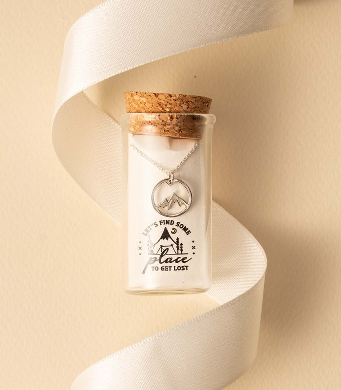 Mountain Peak Necklace (Silver)