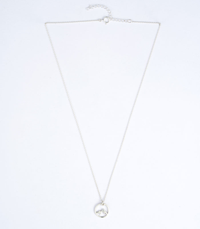 Mountain Peak Necklace (Silver)