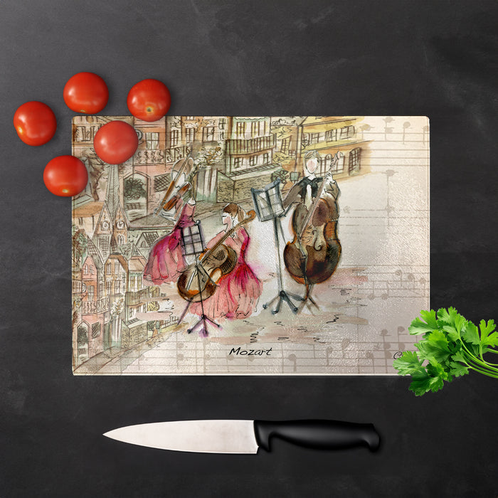Mozart Glass Chopping Board