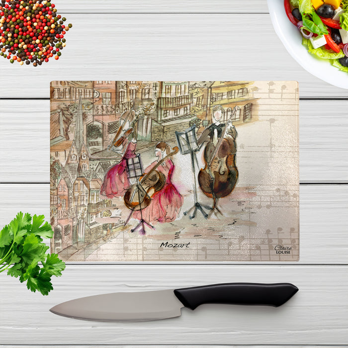 Mozart Glass Chopping Board