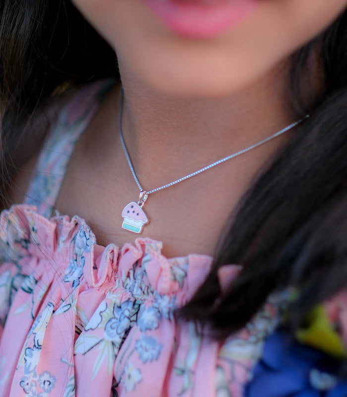 Muffin Necklace (Silver)