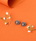 Multilayered Divine Wheel Oxidized Tops (Silver)