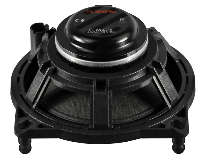 Musway CLM42X kit per Mercedes classe C/GLC/E a 2 vie altoparlanti coassiali 100mm e 120W