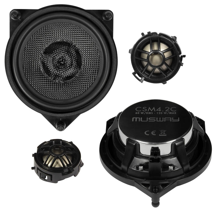 Musway CSM4.2C Kit a 2 vie per Mercedes classe C/GLC/E 100mm 120W
