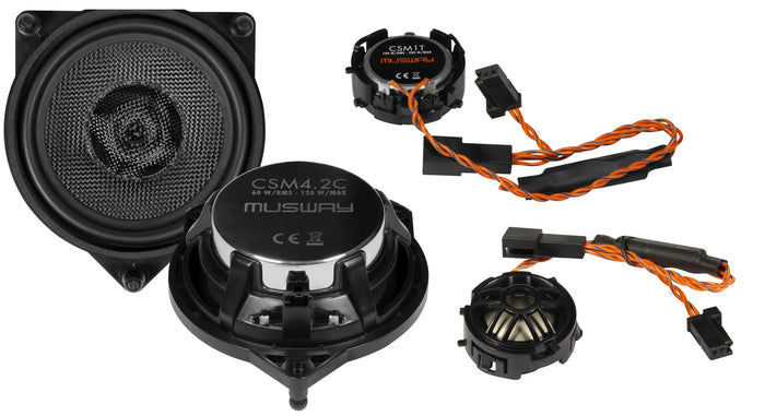 Musway CSM4.2C Kit a 2 vie per Mercedes classe C/GLC/E 100mm 120W