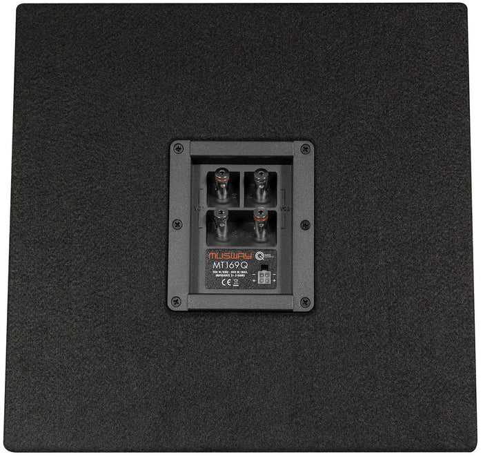 Musway MT169Q subwoofer bassreflex 6 x 9“ 2+2 Ohm 400W