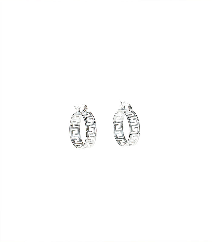 Mystic Hoops Earrings (Silver)