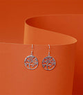 Mystic Love Tree Earrings (Silver)