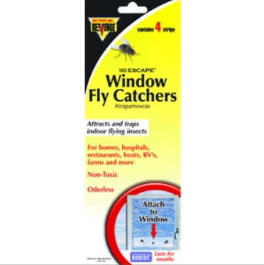 Package of Revenge Window Fly Catchers on a white background