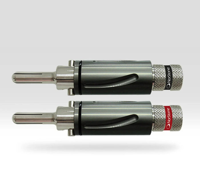 Norstone BANANA PLUG SILVER 500 BLS500 connettori a banana 4 pezzi