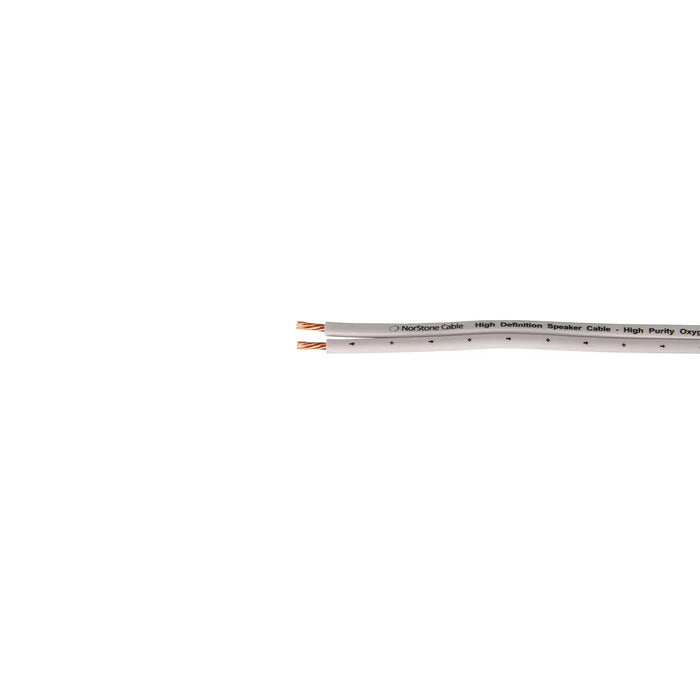 Norstone W25010 bobina di cavo bianco 2 x 2.5 mm² da 10 mt