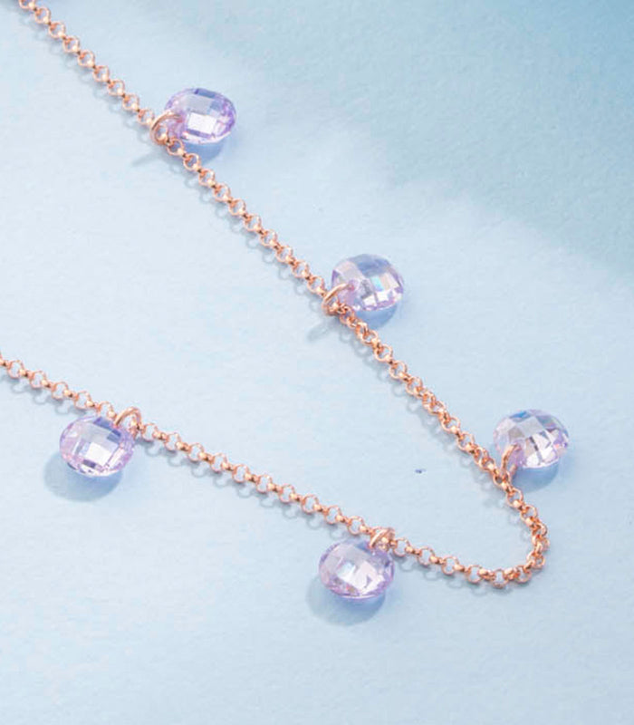 Notes Of Melody Necklace Set (Silver)