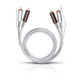 OEHLBACH 2601 Cavo Phono RCA audio Silver Express Plus 1,0 MT per giradischi AUDIOPHILE - TechSoundSystem.com