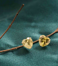 Olive Green Heart Tops (Silver)