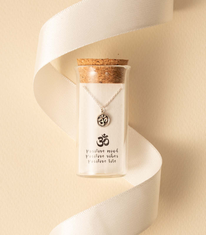 Om Silver Necklace (Silver)
