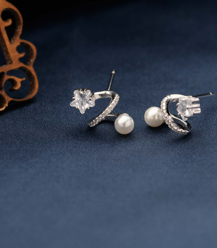 Opulent Pearl Tops (Silver)