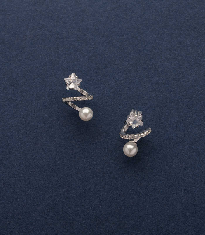 Opulent Pearl Tops (Silver)