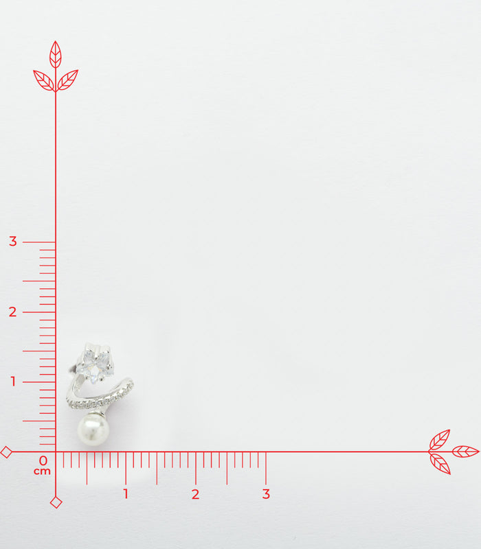 Opulent Pearl Tops (Silver)