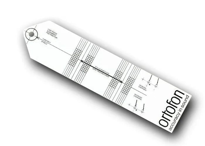 Ortofon ALIGNMENT TOOL Dima per l'allineamento della testina.