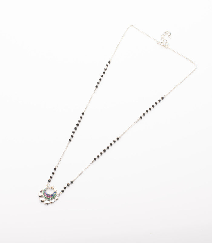 Peacock Mangalsutra (Silver)
