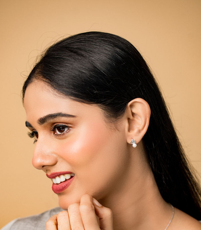 Pearl Crown Tops (Silver)