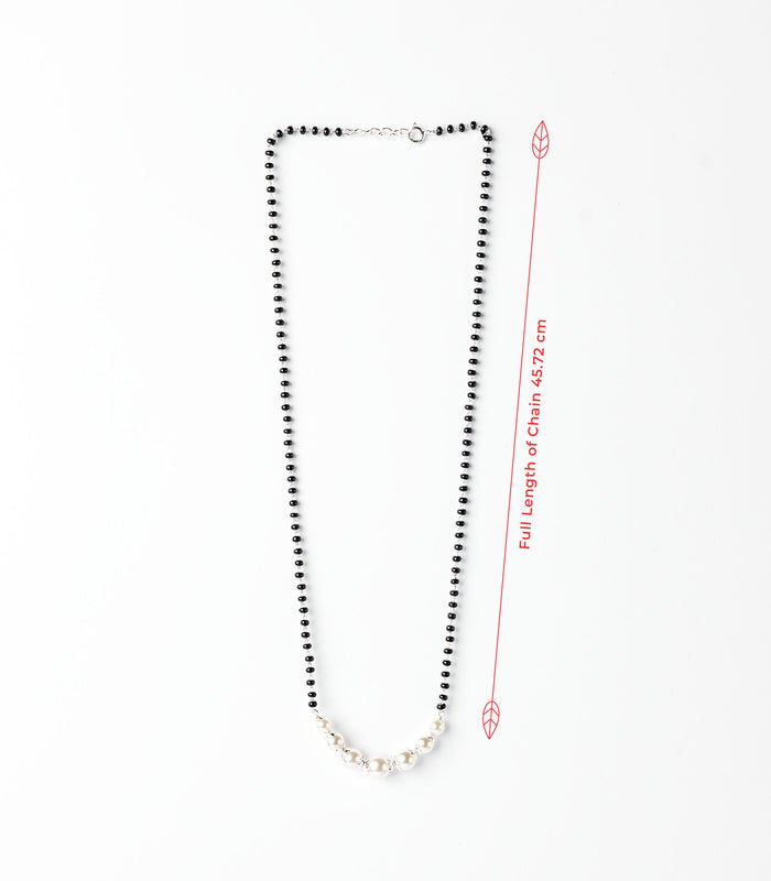 Pearl Stream Mangalsutra (Silver)