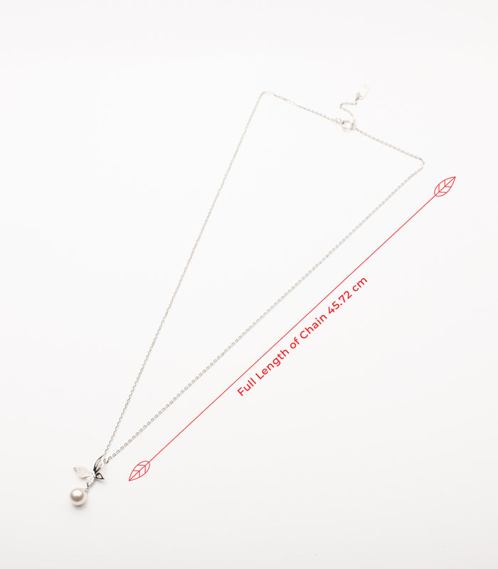 Pearlfly Necklace (Silver)