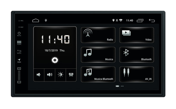 Phonocar VM002 autoradio android, bluetooth e schermo 6.95" - TechSoundSystem.com